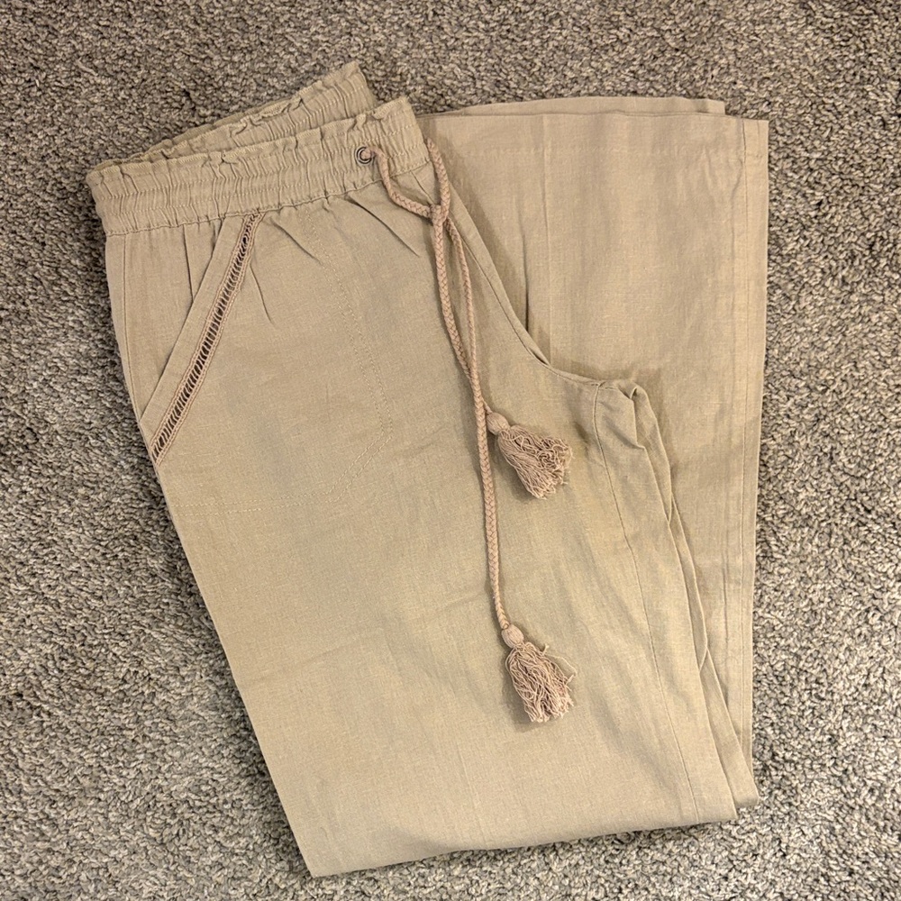 Altar'd State Linen Drawstring Pants